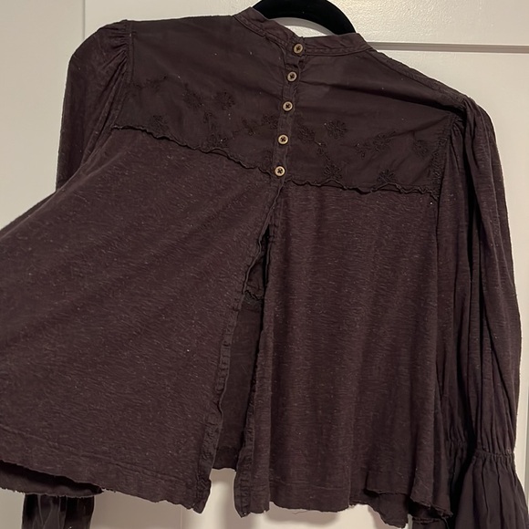 FREE PEOPLE FEMME FATALE BELL SLEEVE xs - Picture 3 of 6